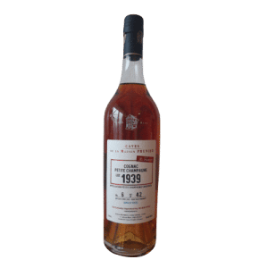 Cognac Prunier Lot 1939