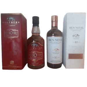 Ben Nevis 10yo + Wolfburn 10yo