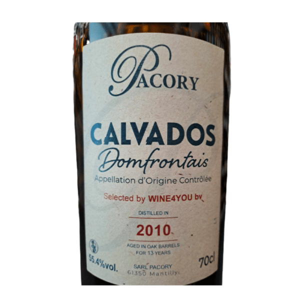 Pacory Calvados 2010 for BE